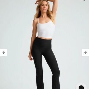 NWT Beyond Yoga Flared Black Leggings